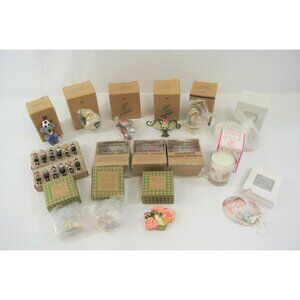 Avon Collectible Lot Ornaments Candle Marjolein Bastin Magnets Garden Delight